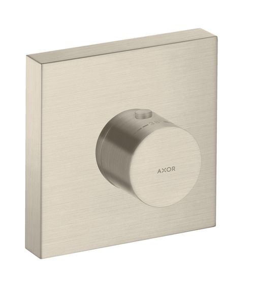 AXOR-HG-AXOR-ShowerSolutions-Thermostatmodul-120-120-Unterputz-eckig-Brushed-Nickel-10755820 gallery number 1